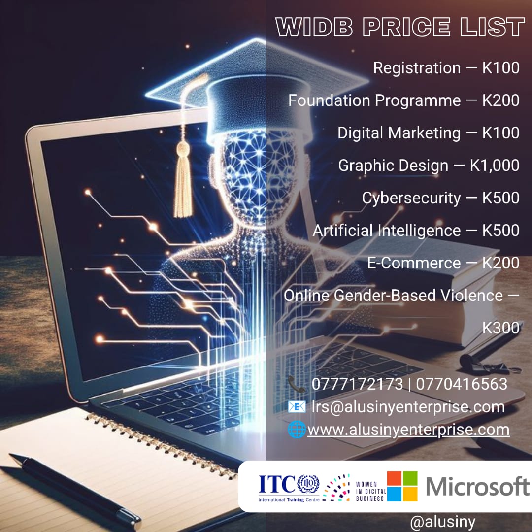 Women In Digital Business (WIDB) price list